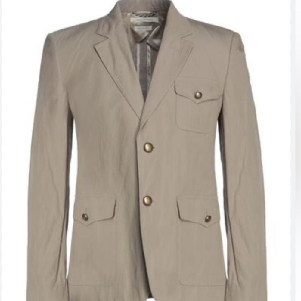 Marc Jacobs Beige Blazer with Gold Buttons
